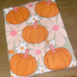 Retro pumpkin flower t-shirt